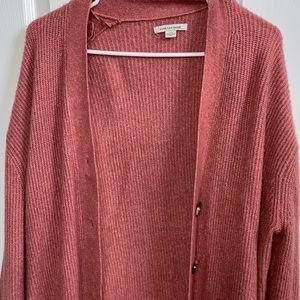 American Eagle women’s cardigan, pink, size M